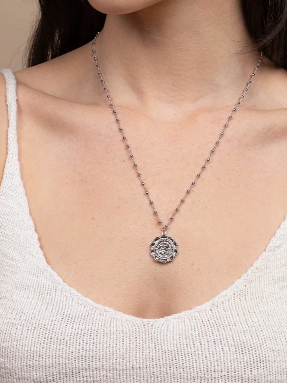 NEW Uncommon James Silver Unisex Atocha Pendant Necklace